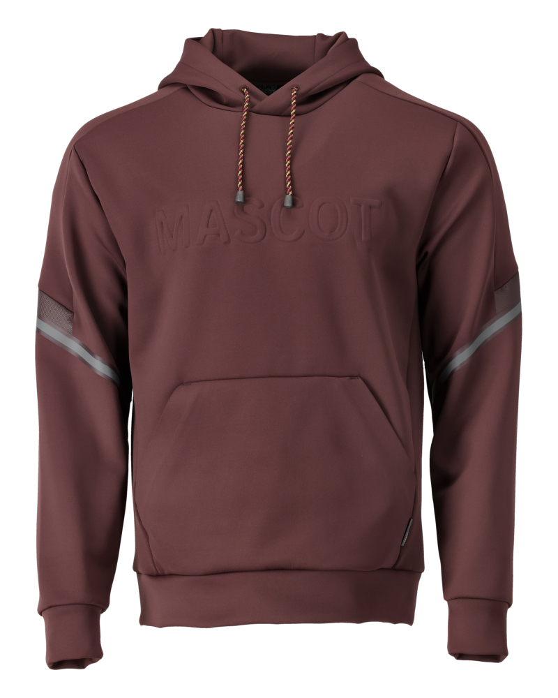 Fleece Kapuzenpullover CUSTOMIZED Bordeaux XL