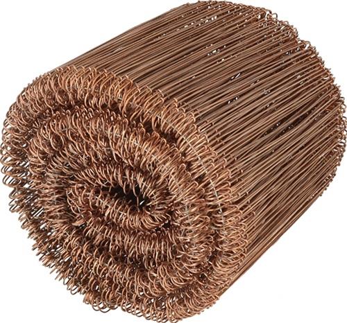 Betonbindedraht D.1mm L.100mm dop.· verkupfert H+R