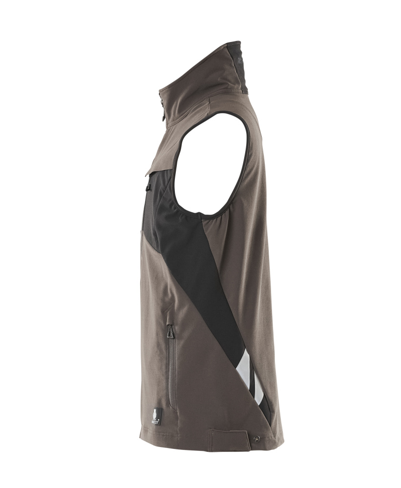 Weste ACCELERATE Dunkelanthrazit/Schwarz XL