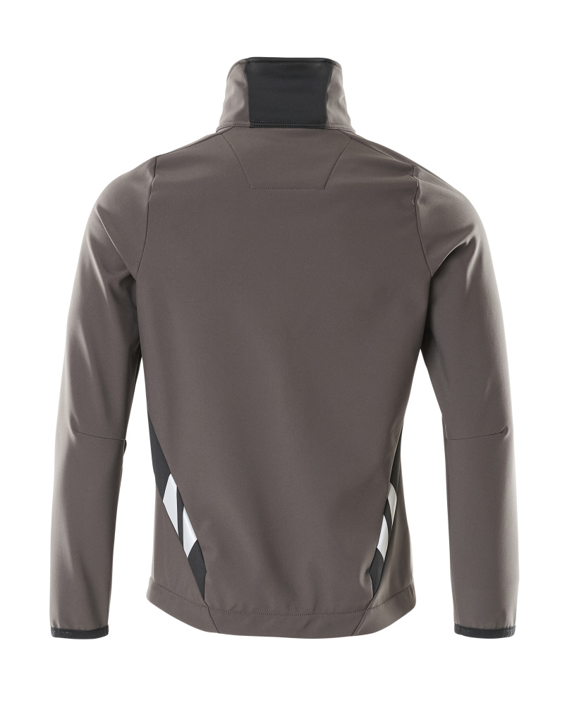 Softshelljacke ACCELERATE Dunkelanthrazit/Schwarz L
