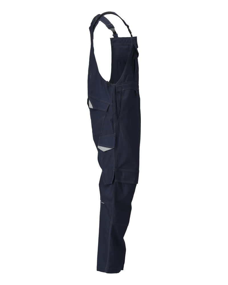 Latzhose mit Knietaschen MULTISAFE Schwarzblau 76C46