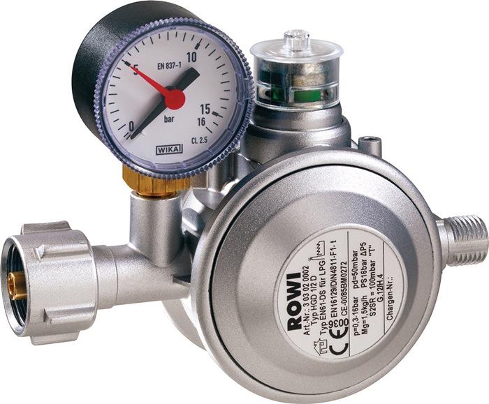 Druckregler HGD 1/2 D 1,5 kg/h 0,49 kg ROWI