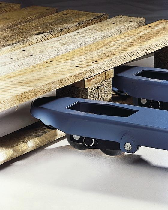 Gabelrolle Polyamid Naben-L. 63 mm Rad-B. 63 mm Rad-Ø 80 mm f.Gabelhubwagen PROMAT b.Baujahr 2008 PROMAT