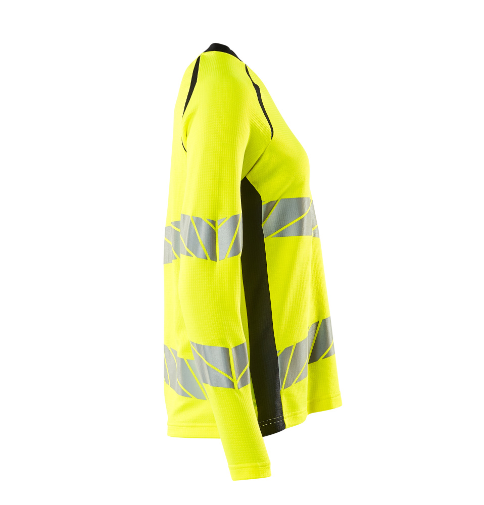 Damen-Passform Langarmshirt ACCELERATE SAFE Hi-vis Gelb/Schwarzblau 3XLONE