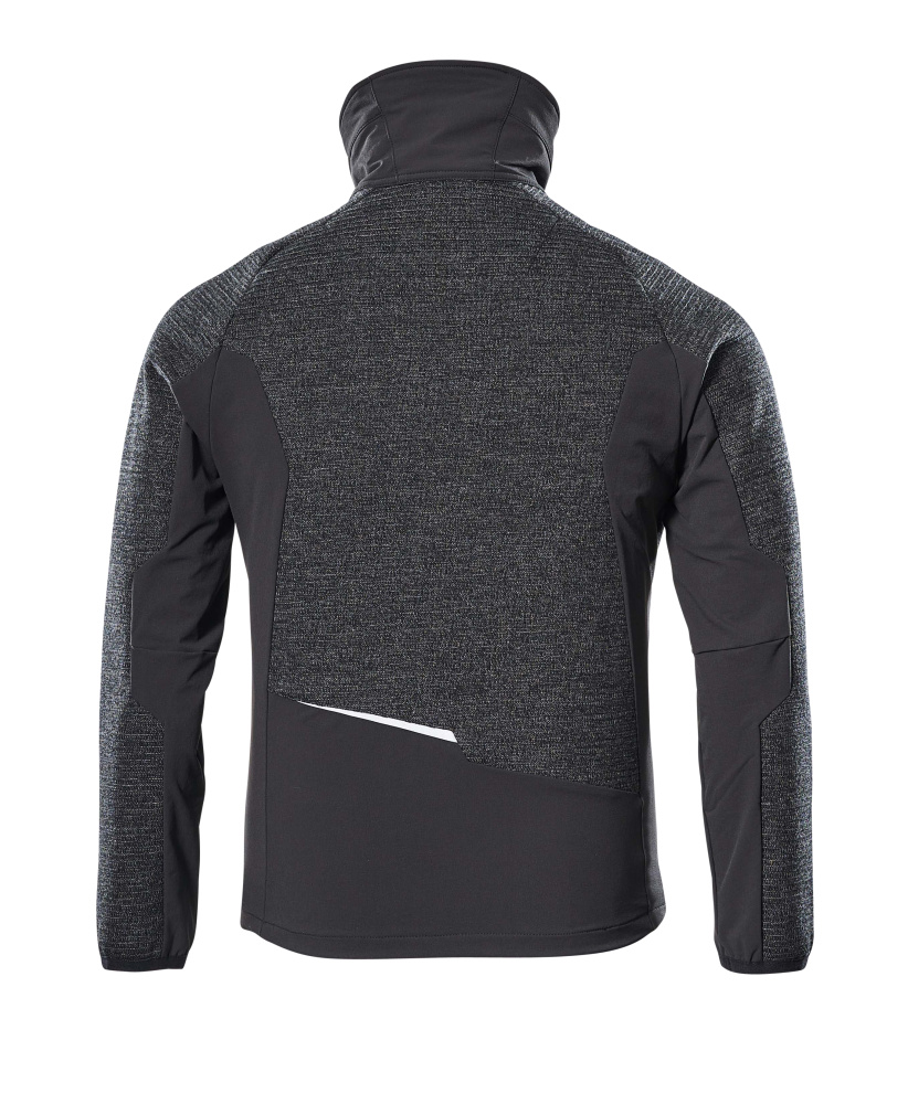 Strickjacke mit Reißverschluss ADVANCED Schwarz M