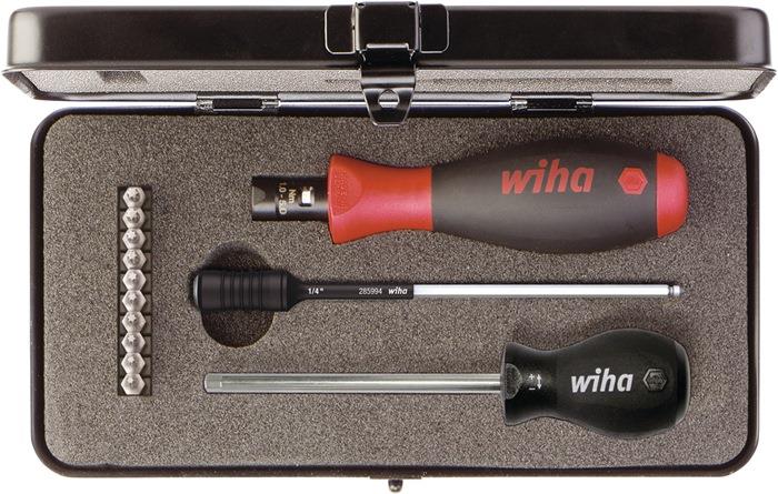 Drehmomentschraubendrehersatz 13 teilig 1 5 Nm einstellbar 26893 PH / PZD / Torx / 6-Kant