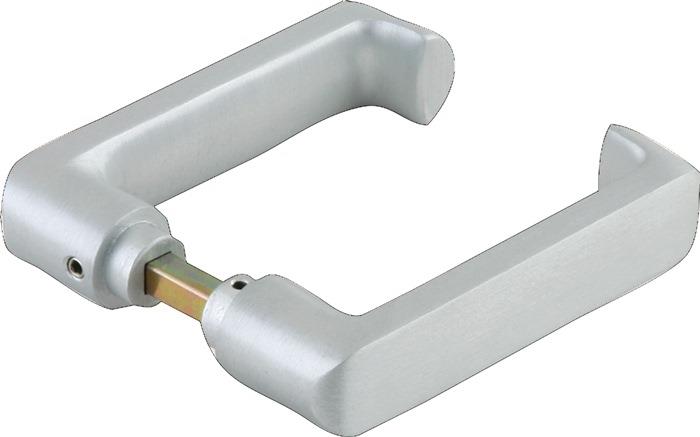 Glastürdrückerpaar RONDO für Drückerführung Vierkant 8 mm DORMA-GLAS