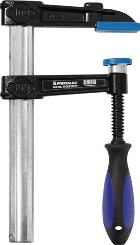 Temperguss-Schraubzwinge Spann-W.1000mm A.120mm 3K-Griff 30x8mm PROMAT