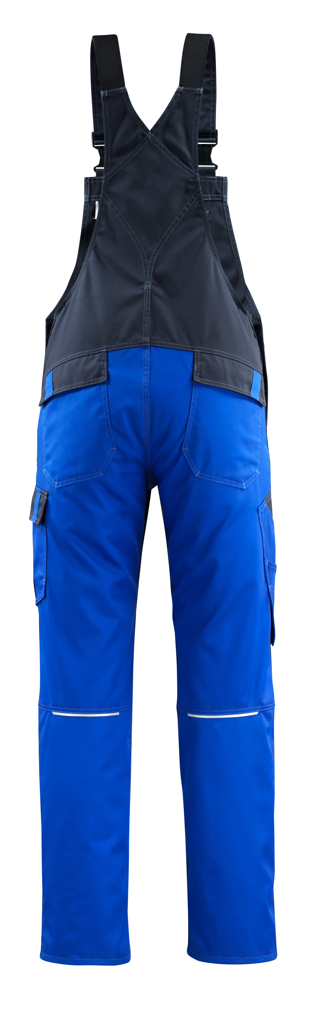 Latzhose mit Knietaschen LIGHT Kornblau/Schwarzblau 76C48