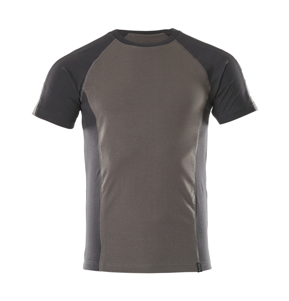 T-Shirt UNIQUE Dunkelanthrazit/Schwarz L