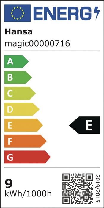 Schreibtischleuchte Magic Light Aluminium schwarz Höhe max. 420 mm Standfuß mit LED HANSA