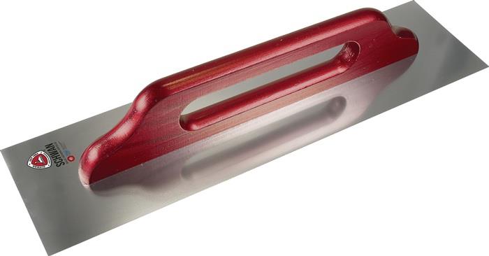 Schweizer Glättekelle Länge 500 mm Holzgriff rostfreies Blatt gehärterer Stahl Stärke 0,7 mm SCHWAN