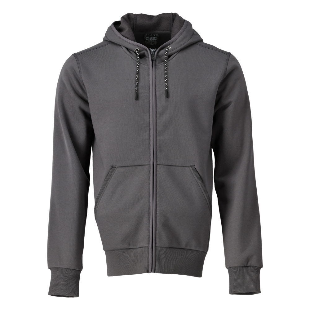 Kapuzenpullover mit Reißverschluss CUSTOMIZED Anthrazitgrau S