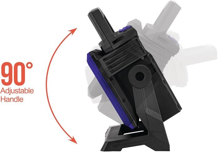 LED-Strahler 50 W 800-4500 lm Li-Ion 5200 mAh 14,8 V IP54 PROMAT