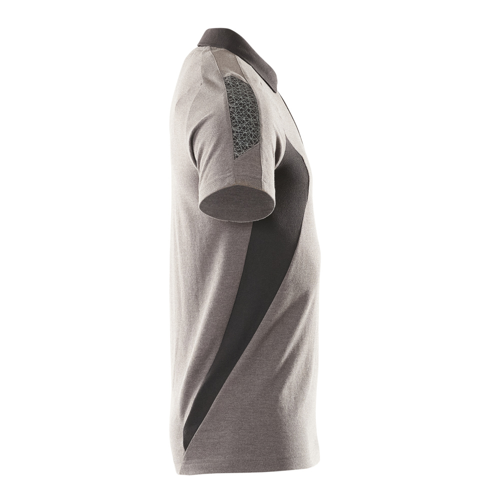 Polo-Shirt ACCELERATE Dunkelanthrazit/Schwarz M  ONE