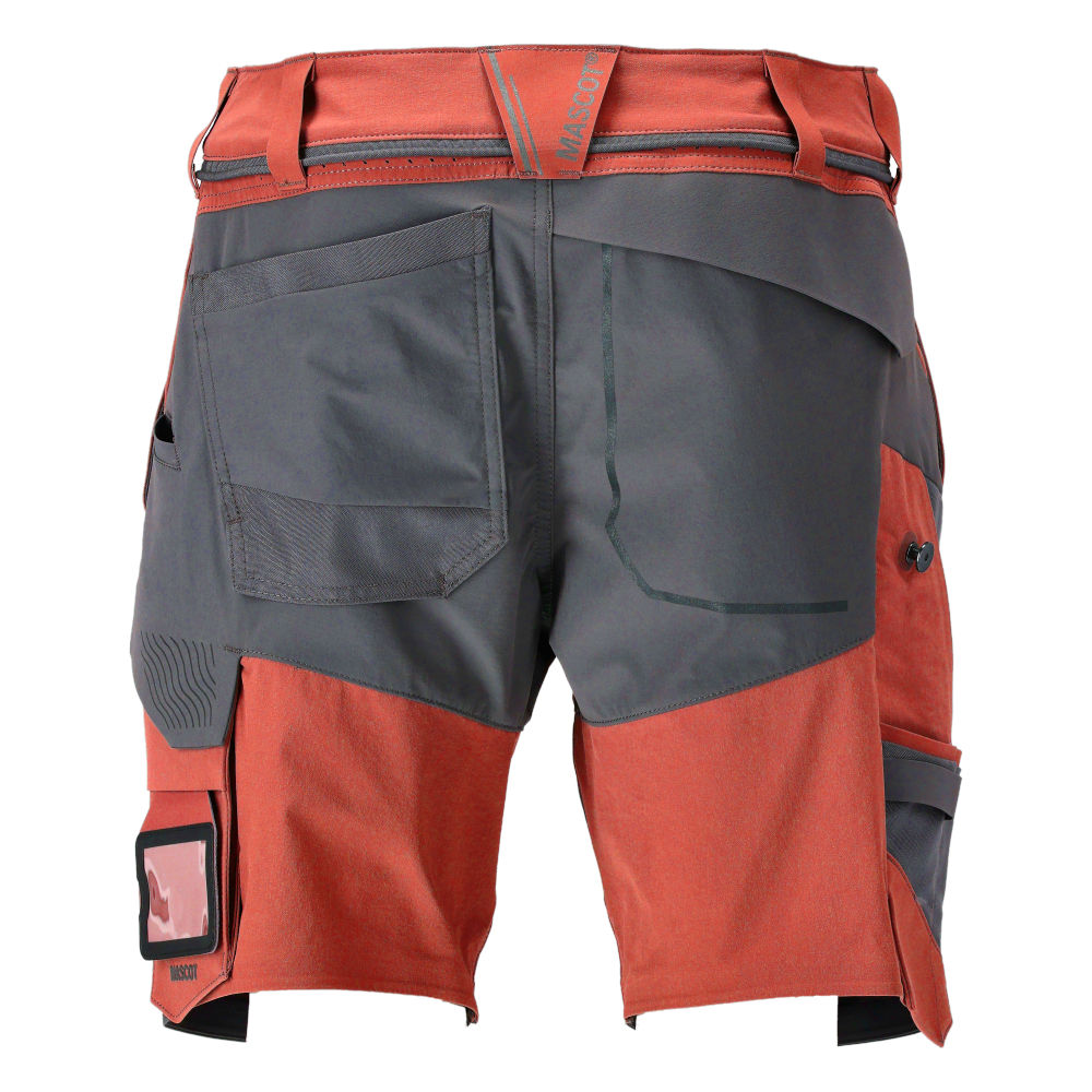 Shorts CUSTOMIZED Herbstrot/Anthrazitgrau 24C54