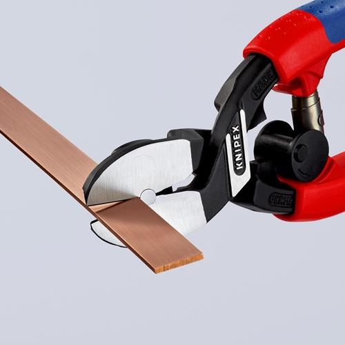 Kraftbündigschneider L.200mm Mehrkomp.-Hüllen KNIPEX