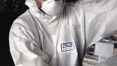 Einwegoverall SMS ProSafe®LIGHT Gr.XL weiß PSA III DS SafetyWear