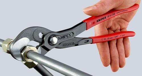 Schraubzange Gesamt-L.250mm Spann-W.10-32mm pol.Ku.-Überzug KNIPEX