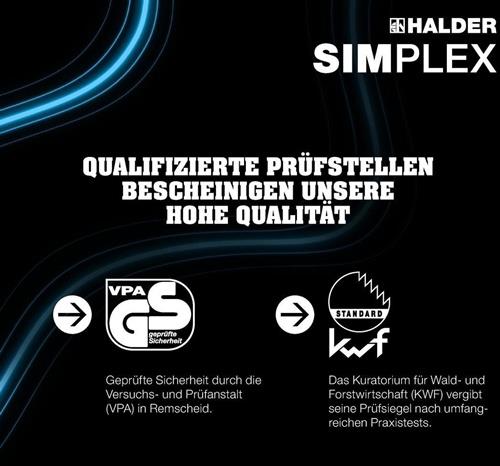Spalthammer SIMPLEX 4100g Stiel-L.850mm Hickorystiel HALDER