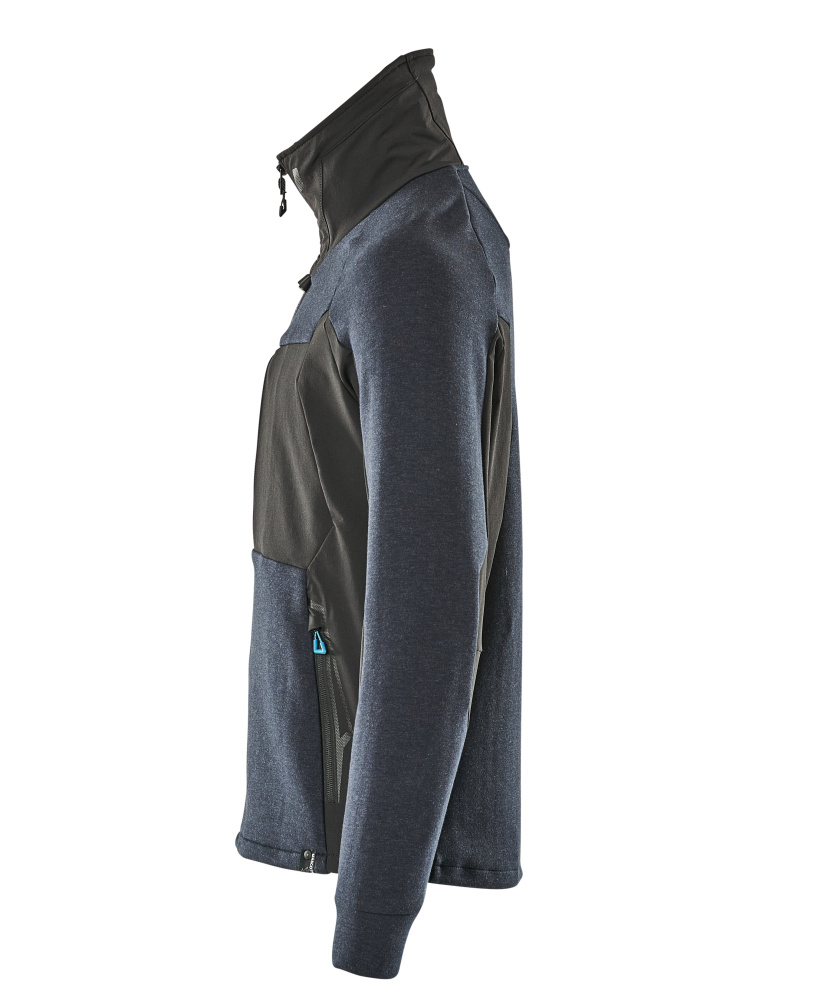 Sweatshirt mit Reißverschluss ADVANCED Schwarzblau/Schwarz L