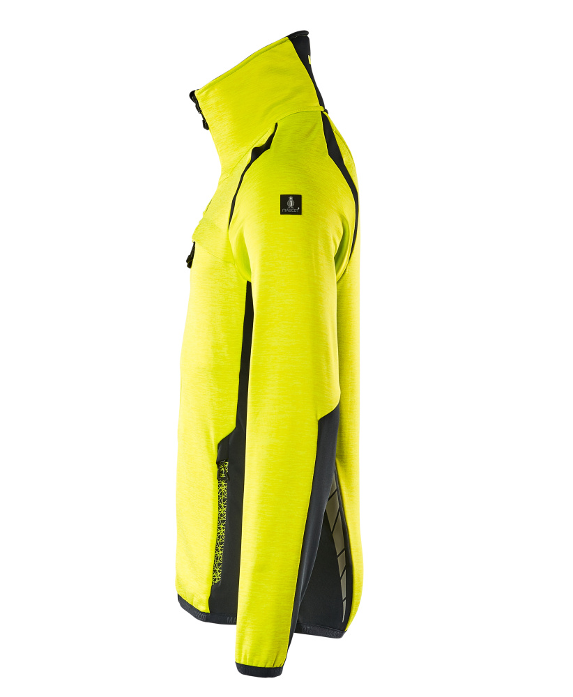 Fleecejacke ACCELERATE SAFE Hi-vis Gelb/Schwarzblau L