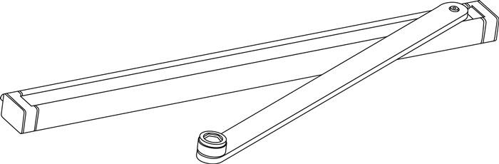 Gleitschiene ECturn mechanisch silber