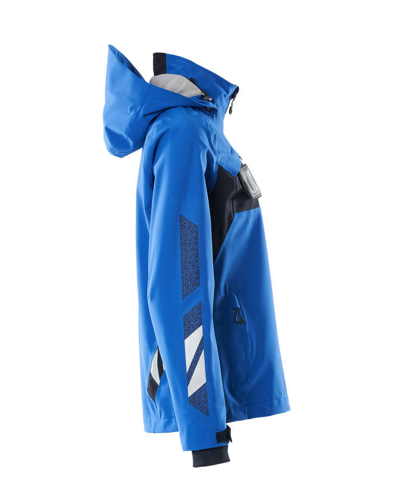Damen-Passform Hard Shell Jacke ACCELERATE Azurblau/Schwarzblau 3XL