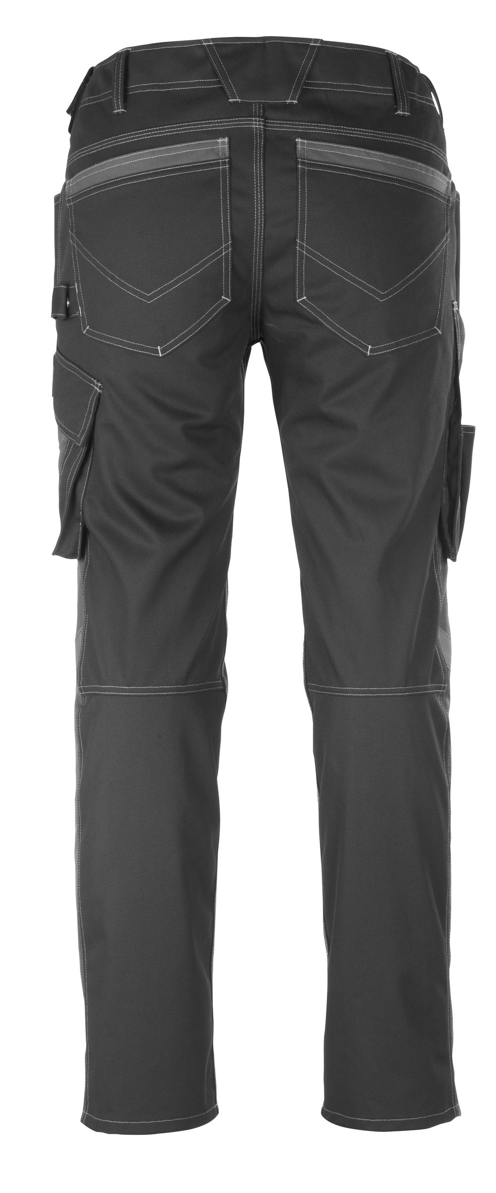 Hose mit Schenkeltaschen UNIQUE Schwarz/Dunkelanthrazit 82C50