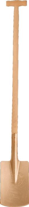 Spaten 260 x 170 mm mit T-Stiel funkenfrei ENDRES TOOLS