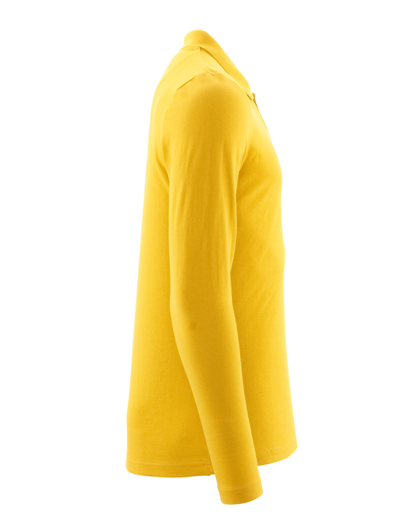 Polo-Shirt, Langarm CROSSOVER Currygelb 2XLONE
