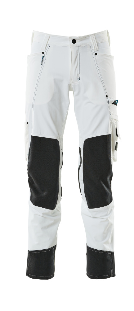Hose mit Knietaschen ADVANCED Weiß 76C42