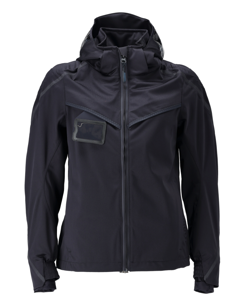 Damen-Passform Hardshelljacke CUSTOMIZED Schwarzblau 4XL
