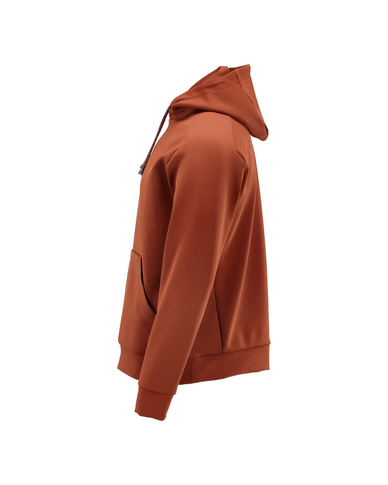 Fleece Kapuzenpullover CUSTOMIZED Herbstrot 2XL
