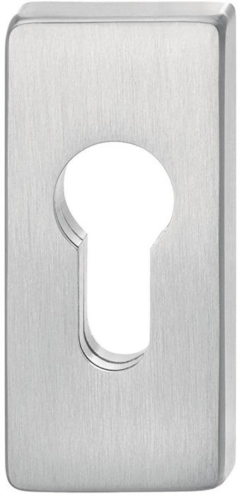 Schieberosette 17 1765 Edelstahl 6204 Schildstärke 9 mm PZ käntig FSB