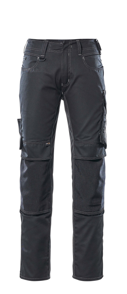 Hose mit Knietaschen UNIQUE Schwarz/Dunkelanthrazit 82C48