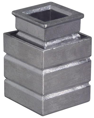 Steinbuchse f.Vierkantstangen 13mm Gusseisen 2-tlg.DENI