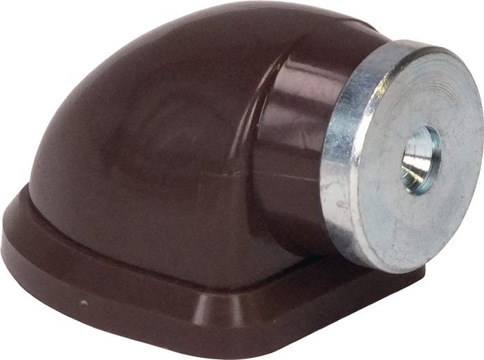 Magnettürfeststeller Höhe 38 mm Dübelmontage braun 011/572/1