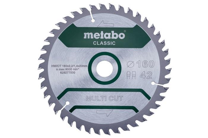 Kreissägeblatt FZ/TZ 160 mm 2,2 mm 20 mm 42