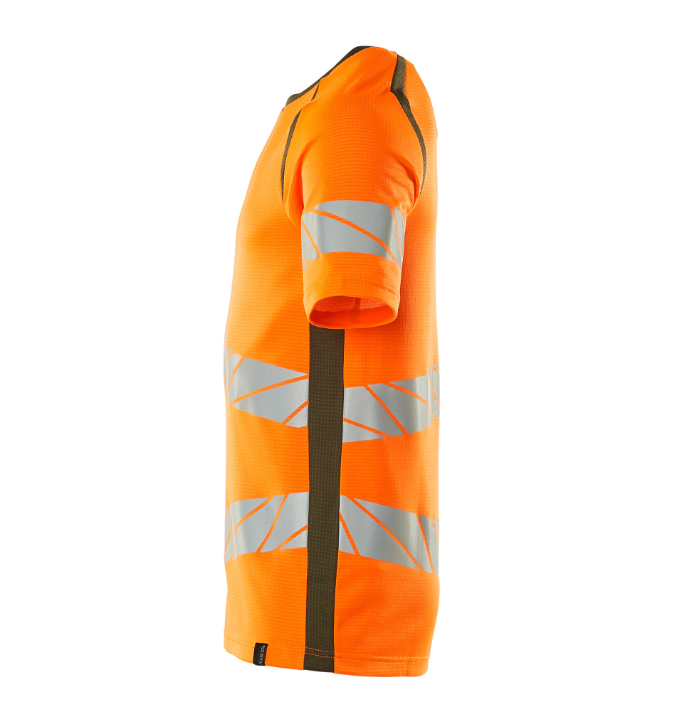 T-Shirt ACCELERATE SAFE Hi-vis Orange/Moosgrün 4XLONE