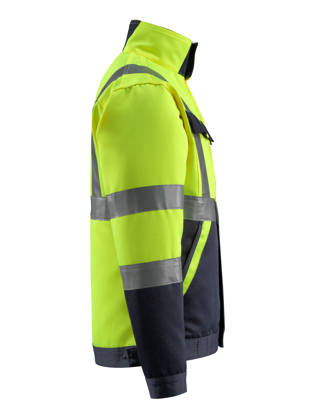 Jacke SAFE LIGHT Hi-vis Gelb/Schwarzblau L