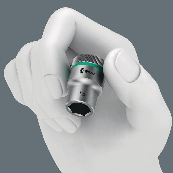 Steckschlüsseleinsatzset 4 Zyklop 9-teilig Antrieb 6,3 mm (1/4) ″ WERA