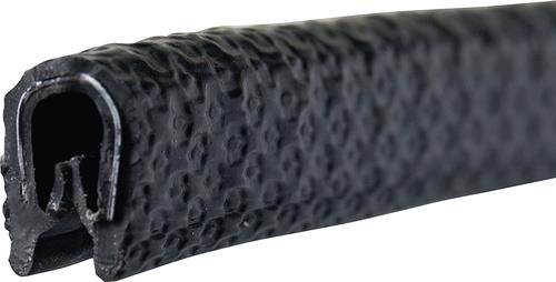 Kantenschutz Klemmber.1-2mm L.100m B.6,5mm H.9,5mm schwarz TECWERK