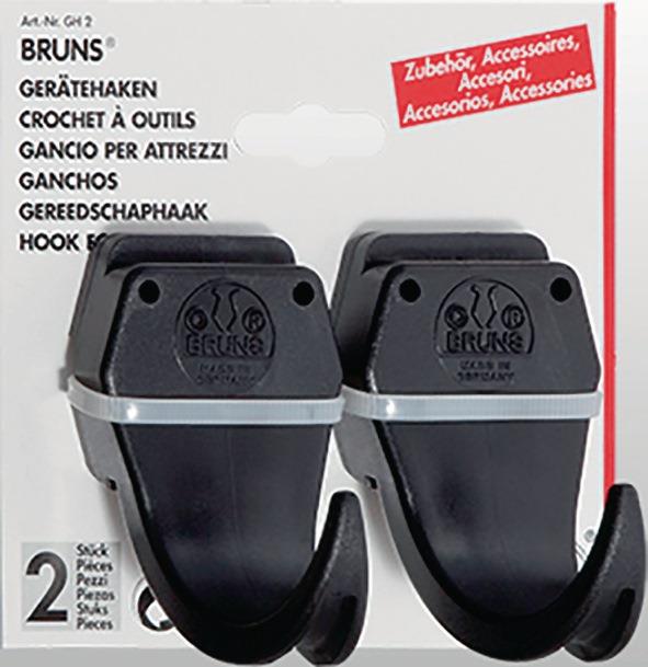 Gerätehalter Haken 2 Kunststoff BRUNS