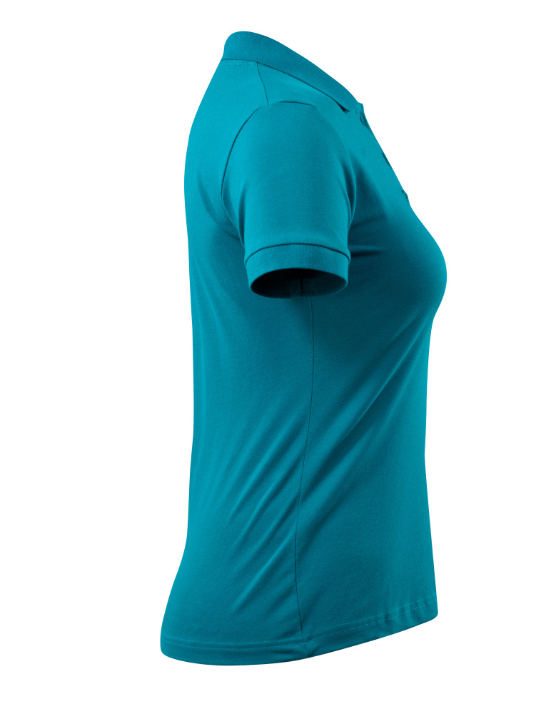 Damen-Passform Polo-Shirt CROSSOVER Petroleum L