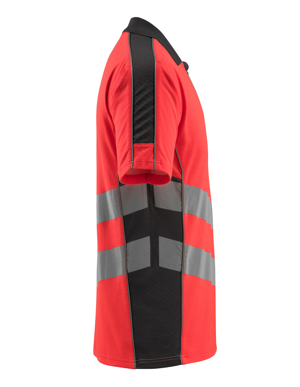 Polo-Shirt SAFE SUPREME Hi-vis Rot/Dunkelanthrazit 2XL