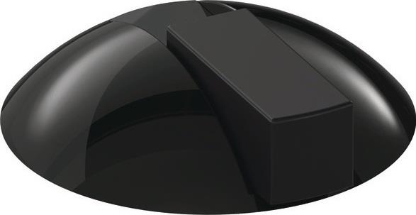 Bodentürpuffer 90 tiefschwarz 625 90