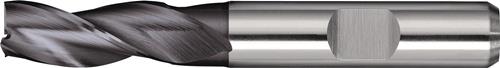 Bohrnutenfräser DIN 844 TypN D.10mm HSS-Co8 TiCN Weldon Z.3 lang PROMAT