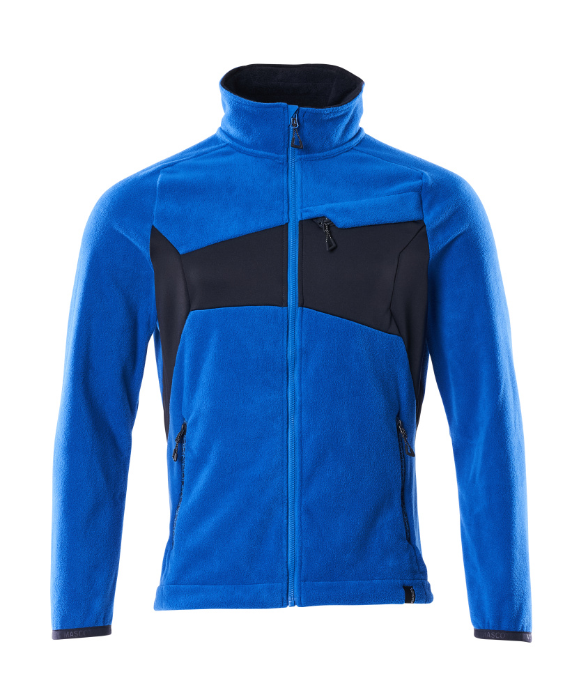 Fleecejacke ACCELERATE Azurblau/Schwarzblau 2XL