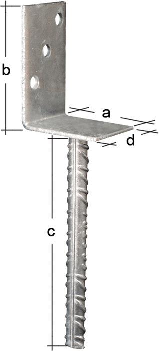 L-Pfostenträger ETA-10/0210 GAH